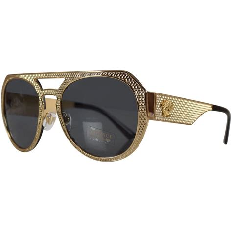 gold versace men's eyeglasses|gold frame sunglasses men Versace.